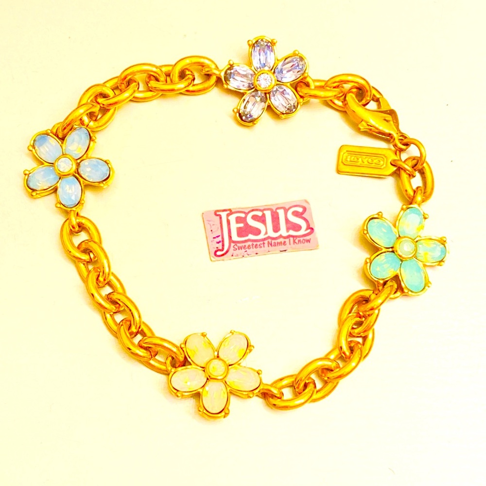 💰SOLD💰Coach flower bracelet - Picture 4 of 13
